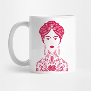 Tattoo Woman scarlet Mug